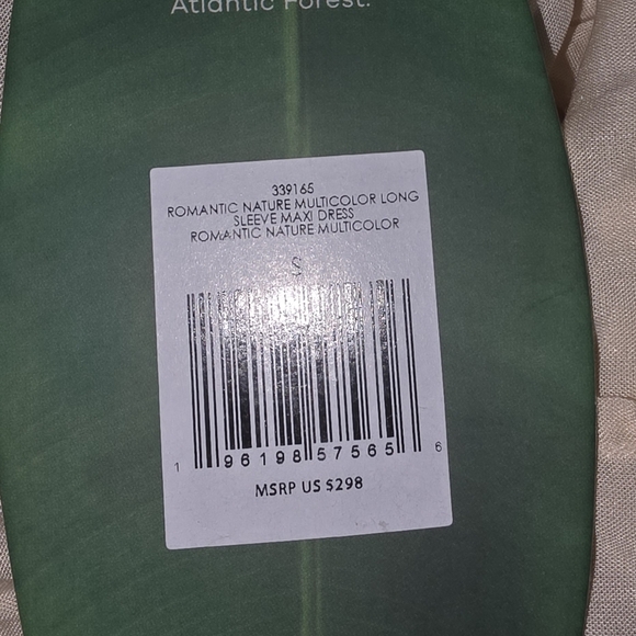 FARM RIO Multicolor Romantic Nature Long Sleeve Maxi Dress - Picture 6 of 6